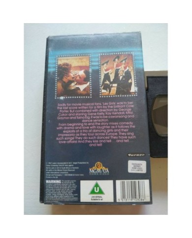 LES GIRLS MGM MUSICAL HOLLYWOOD GENE KELLY GEORGE CUKOR GAYNOR VHS ENGLISH Am