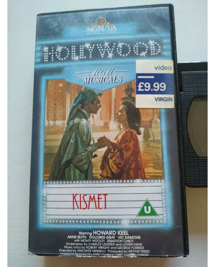 KISMET MGM MUSICAL HOLLYWOOD ANNE BLYTH DOLORES GRAY MINNELLI VHS ENGLISH Am
