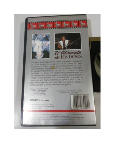EL ALIMENTO DE LOS DIOSES THE FOOD OF THE GODS H.G. WELLS TAPE VHS TERROR - 2T