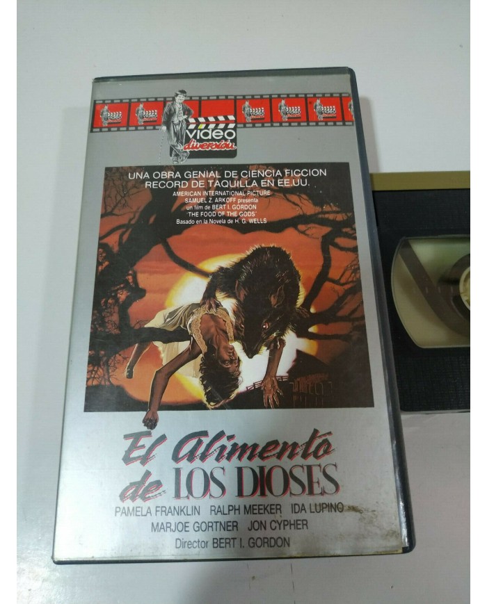 EL ALIMENTO DE LOS DIOSES THE FOOD OF THE GODS H.G. WELLS TAPE VHS TERROR - 2T