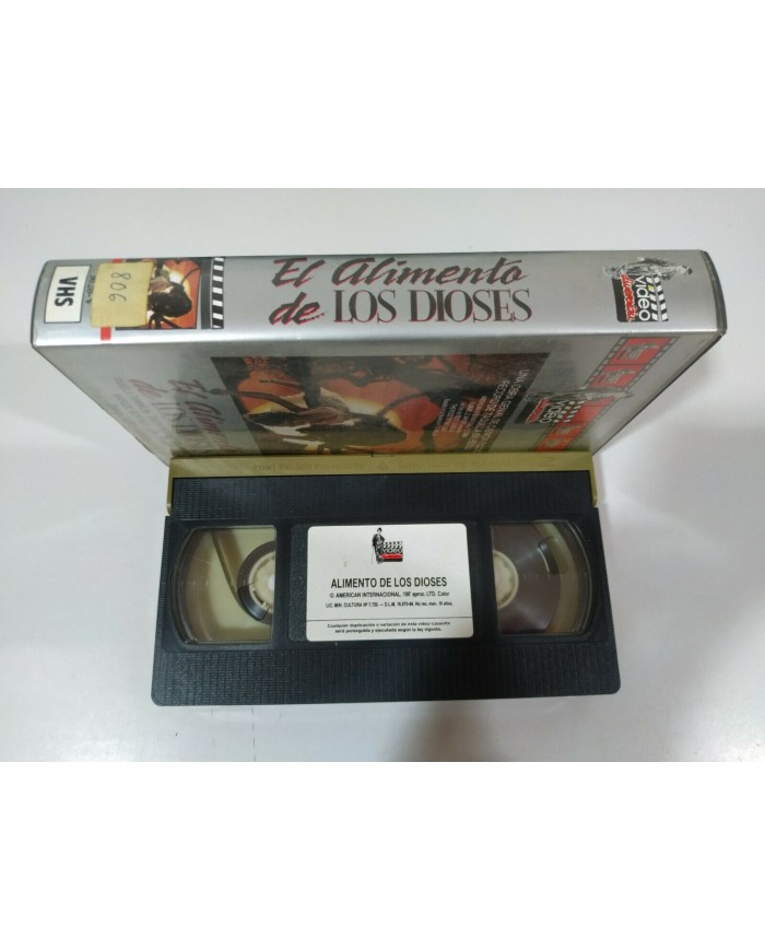 EL ALIMENTO DE LOS DIOSES THE FOOD OF THE GODS H.G. WELLS TAPE VHS TERROR - 2T