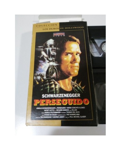 TERMINATOR + PERSEGUIDO ARNOLD SCHWARZENEGGER LOTE 2 X VHS EDICION ESPA?OLA
