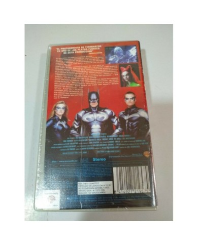 BATMAN Y ROBIN CLOONEY SCHWARZENEGGER UMA THURMAN - VHS Espa?ol Nueva - 2T