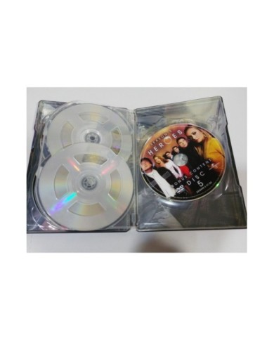 HEROES SEGUNDA TEMPORADA SEASON 2 - 5 DVD STEELBOOK Espa?ol Ingles Portugues 2T