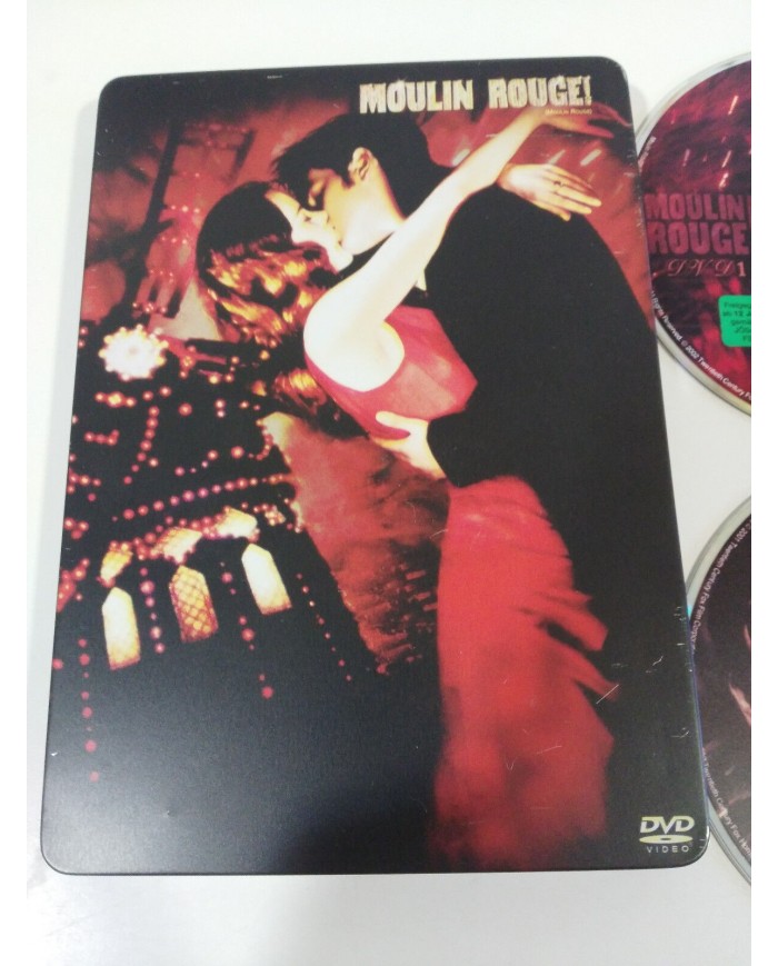 MOULIN ROUGE 2 X DVD STEELBOOK NICOLE KIDMAN EWAN MCGREGOR ESPA?OL ENGLISH - 3T