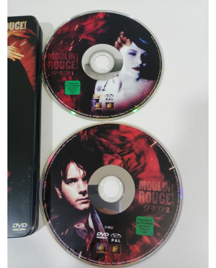MOULIN ROUGE 2 X DVD STEELBOOK NICOLE KIDMAN EWAN MCGREGOR ESPA?OL ENGLISH - 3T