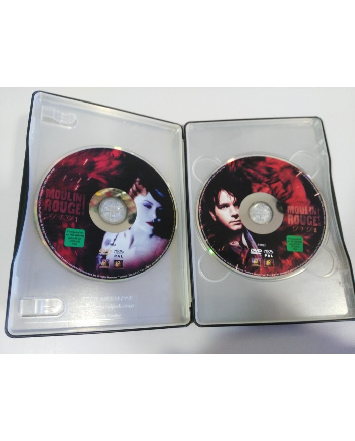 MOULIN ROUGE 2 X DVD STEELBOOK NICOLE KIDMAN EWAN MCGREGOR ESPA?OL ENGLISH - 3T