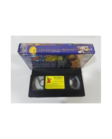 EL PLANETA DEL TESORO LOS CLASICOS WALT DISNEY - VHS CINTA TAPE 2003 Am