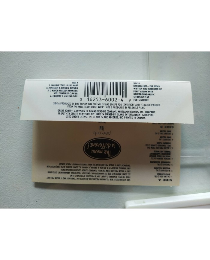 BAGDAD CAFE SOUNDTRACK OST JEVETTA STEELE - CINTA TAPE CASSETTE 1988 ISLAND Am