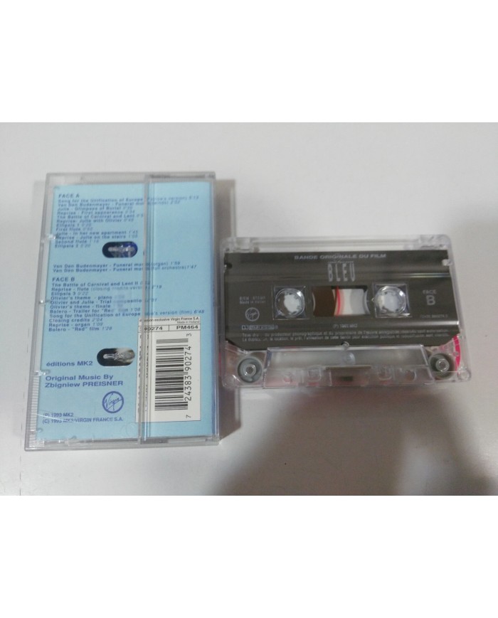 BLEU TROIS COULEURS SOUNDTRACK ZBIGNIEV PREISNER CINTA TAPE CASSETTE 1993 Am