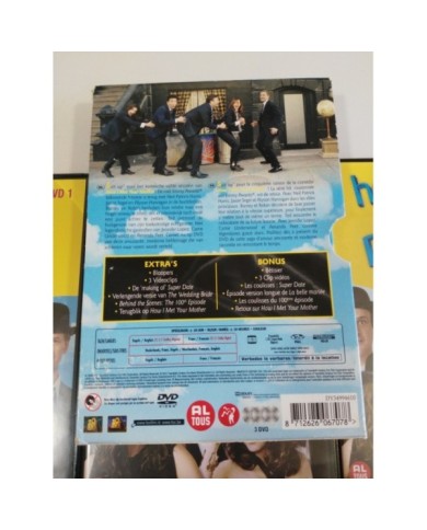 HOW I MET YOUR MOTHER Season 5 Completa - 3 X DVD + Extras Ingles Frances - 3T HOW I MET YOUR MOTHER Season 5 Completa - 3 X DVD + Extras Ingles Frances - 3T