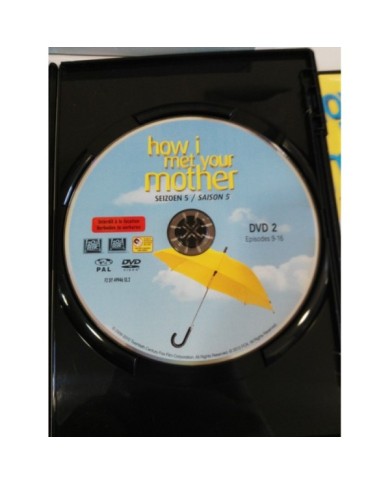 HOW I MET YOUR MOTHER Season 5 Completa - 3 X DVD + Extras Ingles Frances - 3T HOW I MET YOUR MOTHER Season 5 Completa - 3 X DVD + Extras Ingles Frances - 3T