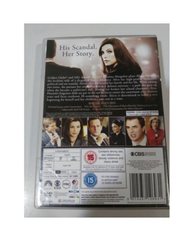 THE GOOD WIFE THE COMPLETE FIRST SEASON 6 X DVD REGION 2 ENGLISH & - 3T THE GOOD WIFE THE COMPLETE FIRST SEASON 6 X DVD REGION 2 ENGLISH & - 3T