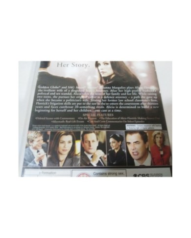 THE GOOD WIFE THE COMPLETE FIRST SEASON 6 X DVD REGION 2 ENGLISH & - 3T THE GOOD WIFE THE COMPLETE FIRST SEASON 6 X DVD REGION 2 ENGLISH & - 3T