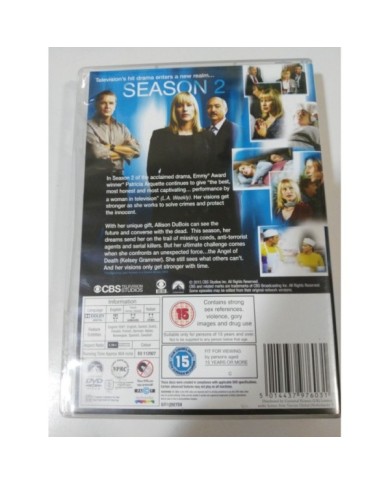 MEDIUM THE COMPLETE SECOND TEMPORADA 2 SEASON - 6 X DVD ESPA?OL ENGLISH - 3T MEDIUM THE COMPLETE SECOND TEMPORADA 2 SEASON - 6 X DVD ESPA?OL ENGLISH - 3T