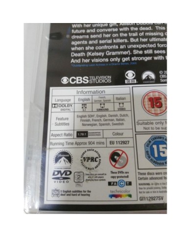 MEDIUM THE COMPLETE SECOND TEMPORADA 2 SEASON - 6 X DVD ESPA?OL ENGLISH - 3T MEDIUM THE COMPLETE SECOND TEMPORADA 2 SEASON - 6 X DVD ESPA?OL ENGLISH - 3T