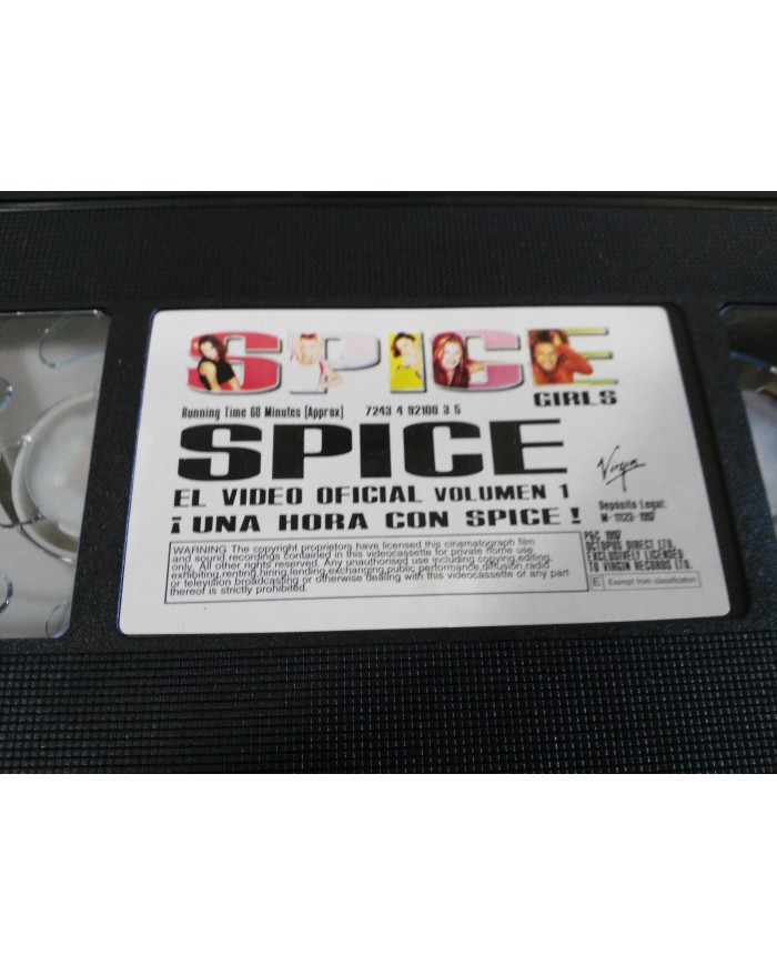 SPICE GIRLS ! UNA HORA CON SPICE ? VHS CINTA ENGLISH SUBTITULOS 1997 Espa?ol 4T