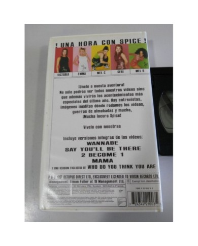 SPICE GIRLS ! UNA HORA CON SPICE ? VHS CINTA ENGLISH SUBTITULOS 1997 Espa?ol 4T