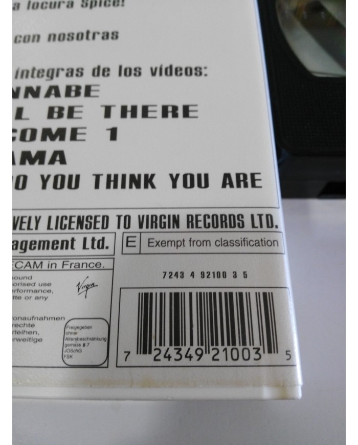 SPICE GIRLS ! UNA HORA CON SPICE ? VHS CINTA ENGLISH SUBTITULOS 1997 Espa?ol 4T