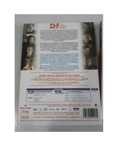 23-F EL DIA MAS LARGO DEL REY 2 X DVD SERIE TV COMPLETA LLUIS HOMAR QUER - 5T 23-F EL DIA MAS LARGO DEL REY 2 X DVD SERIE TV COMPLETA LLUIS HOMAR QUER - 5T