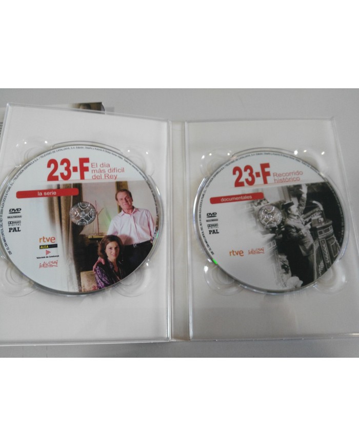 23-F EL DIA MAS LARGO DEL REY 2 X DVD SERIE TV COMPLETA LLUIS HOMAR QUER - 5T 23-F EL DIA MAS LARGO DEL REY 2 X DVD SERIE TV COMPLETA LLUIS HOMAR QUER - 5T
