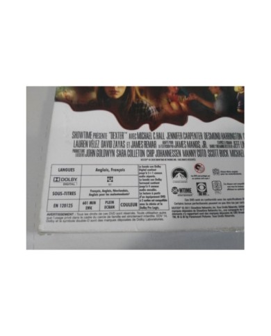 DEXTER TEMPORADA SEASON SAISON 5 - 4 X DVD ENGLISH FRANCAIS REGION 2 - 3T