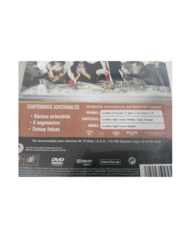 BONES TEMPORADA 3 TERCERA - 4 DVD ESPA?OL ENGLISH + EXTRAS - AM
