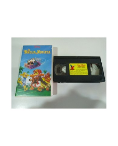 LA BRUJA NOVATA WALT DISNEY  ANGELA LANSBURY - VHS CINTA TAPE CASTELLANO - 3T