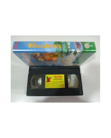 LA BRUJA NOVATA WALT DISNEY  ANGELA LANSBURY - VHS CINTA TAPE CASTELLANO - 3T