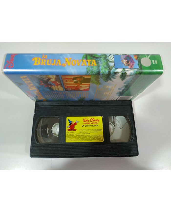 LA BRUJA NOVATA WALT DISNEY  ANGELA LANSBURY - VHS CINTA TAPE CASTELLANO - 3T
