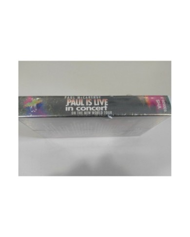 PAUL MAcCARTNEY PAUL IS LIVE IN CONCERT BEATLES 85 MIN 1994 - VHS TAPE NUEVO Am