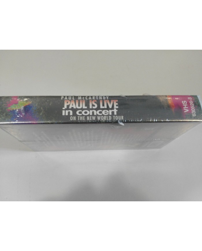 PAUL MAcCARTNEY PAUL IS LIVE IN CONCERT BEATLES 85 MIN 1994 - VHS TAPE NUEVO Am