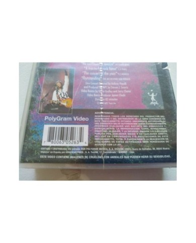 PAUL MAcCARTNEY PAUL IS LIVE IN CONCERT BEATLES 85 MIN 1994 - VHS TAPE NUEVO Am