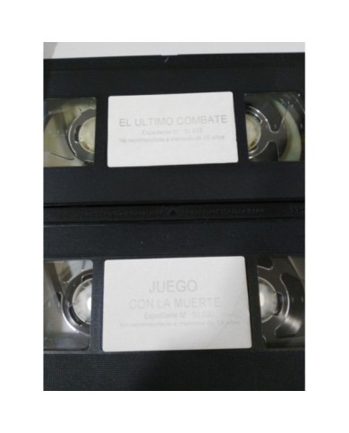 BRUCE LEE JUEGO CON LA MUERTE + EL ULTIMO COMBATE 2 X VHS CINTA TAPE UNICO !!! BRUCE LEE JUEGO CON LA MUERTE + EL ULTIMO COMBATE 2 X VHS CINTA TAPE UNICO !!!