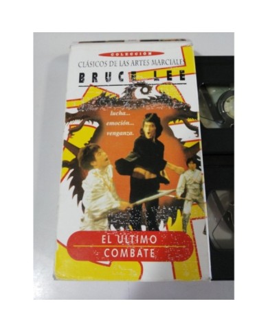 BRUCE LEE JUEGO CON LA MUERTE + EL ULTIMO COMBATE 2 X VHS CINTA TAPE UNICO !!!