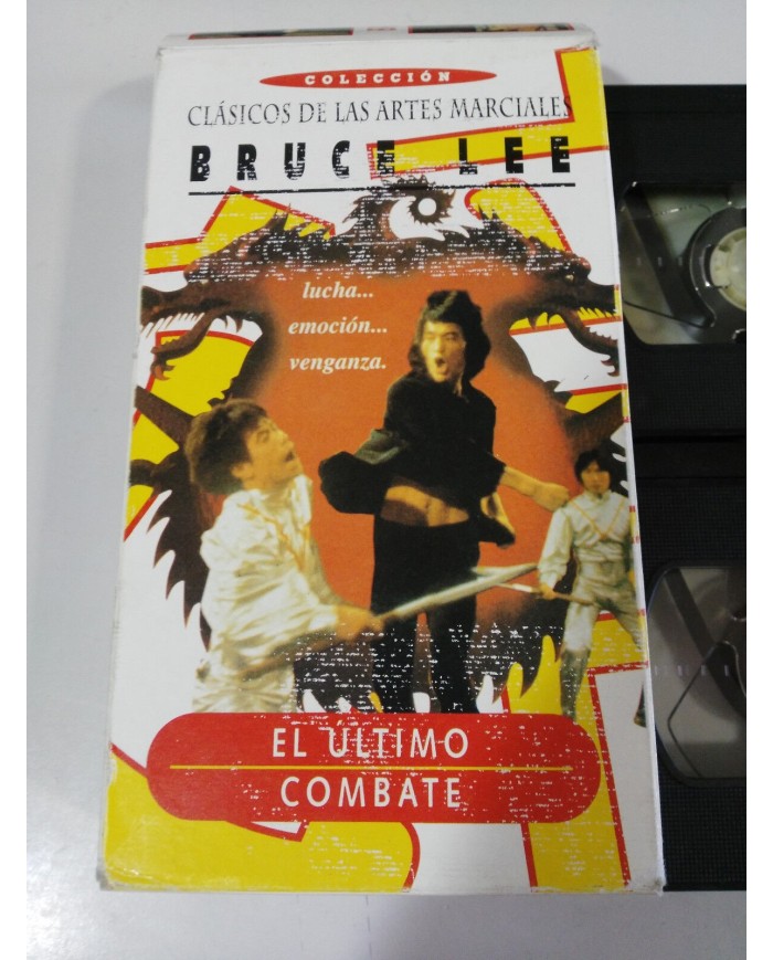 BRUCE LEE JUEGO CON LA MUERTE + EL ULTIMO COMBATE 2 X VHS CINTA TAPE UNICO !!!