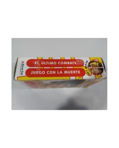 BRUCE LEE JUEGO CON LA MUERTE + EL ULTIMO COMBATE 2 X VHS CINTA TAPE UNICO !!!