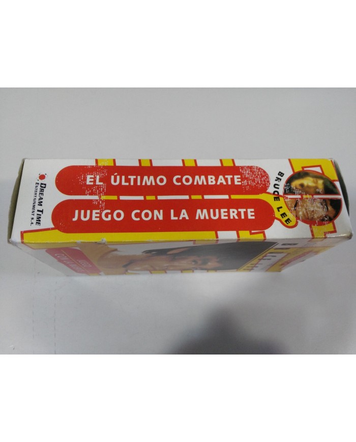 BRUCE LEE JUEGO CON LA MUERTE + EL ULTIMO COMBATE 2 X VHS CINTA TAPE UNICO !!!