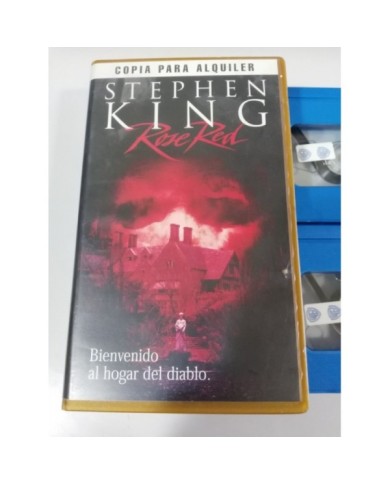 STEPHEN KING ROSE RED TERROR HORROR CRAIG R BAXLEY 2 X VHS CINTA TAPE CASTELLANO