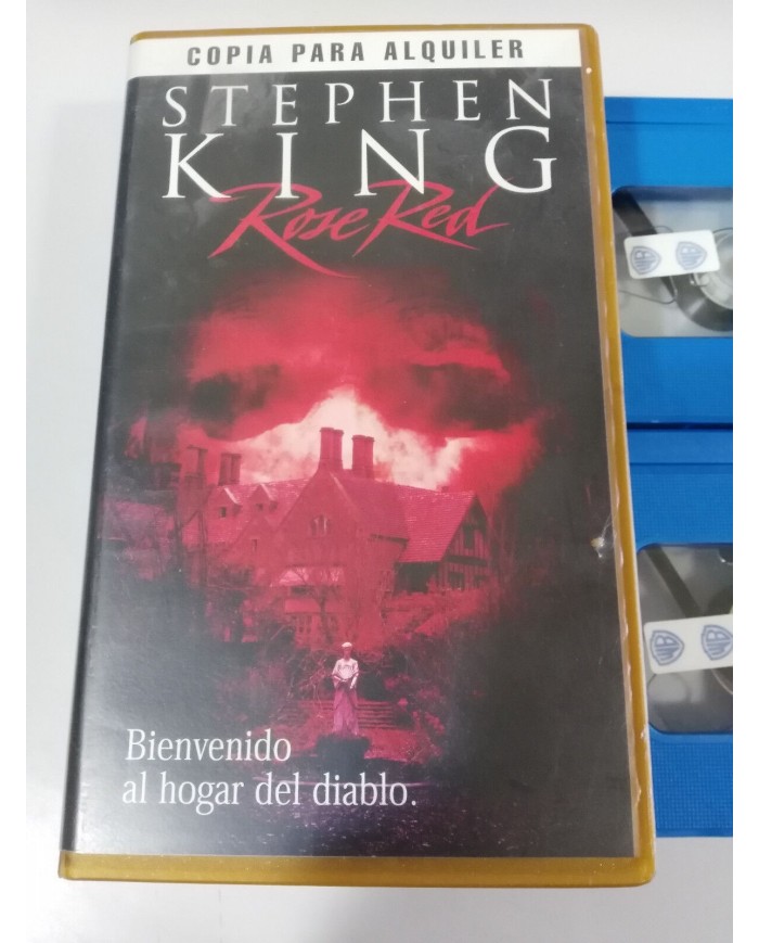 STEPHEN KING ROSE RED TERROR HORROR CRAIG R BAXLEY 2 X VHS CINTA TAPE CASTELLANO