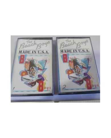 THE BEACH BOYS MADE IN USA EMI SPAIN EDITION 1986 DOBLE 2 X CINTA CASSETTE