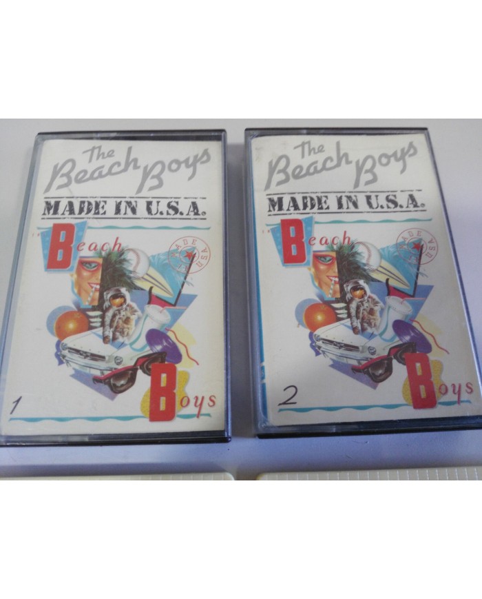 THE BEACH BOYS MADE IN USA EMI SPAIN EDITION 1986 DOBLE 2 X CINTA CASSETTE