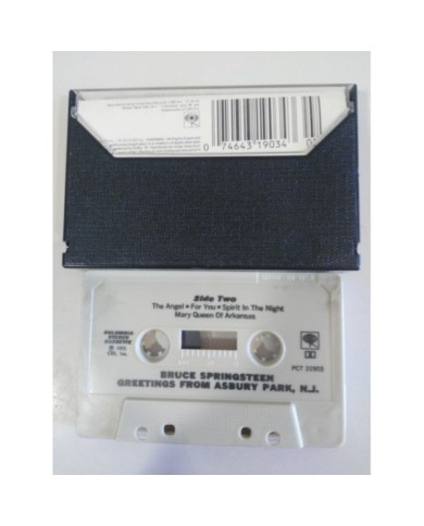 BRUCE SPRINGSTEEN GREETINGS FROM ASBURY PARK NY 1973 CBS CASSETTE TAPE CINTA Am