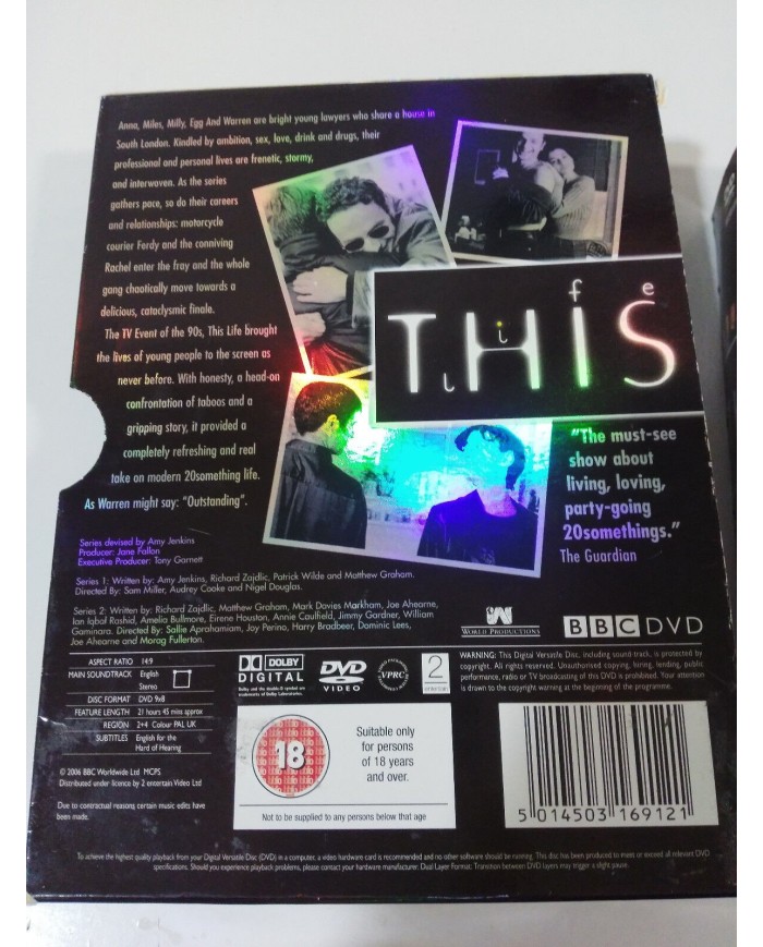 THIS LIFE COMPLETE SERIES 1 & 2 TV - 8 X DVD BBC SPECIAL EDITION ENGLISH - AM