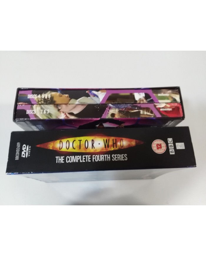 DOCTOR WHO THE COMPLETE FOURTH 4 SERIES - 6 X DVD BBC SPECIAL EDITION ENGLISH 3T