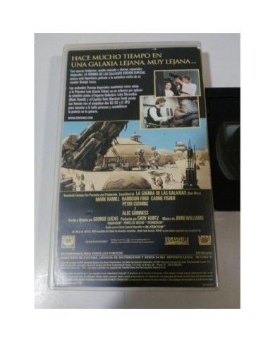 LA GUERRA DE LAS GALAXIAS EDICION ESPECIAL STAR WARS GEORGE LUCAS VHS CASTELLANO
