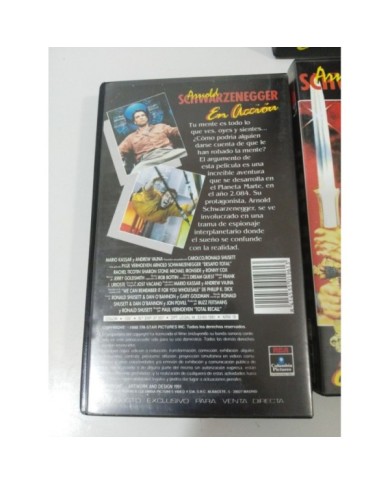 DESAFIO TOTAL + CONAN EL DESTRUCTOR + DANKO SCHWARZENEGGER CAJA 3 VHS CASTELLANO