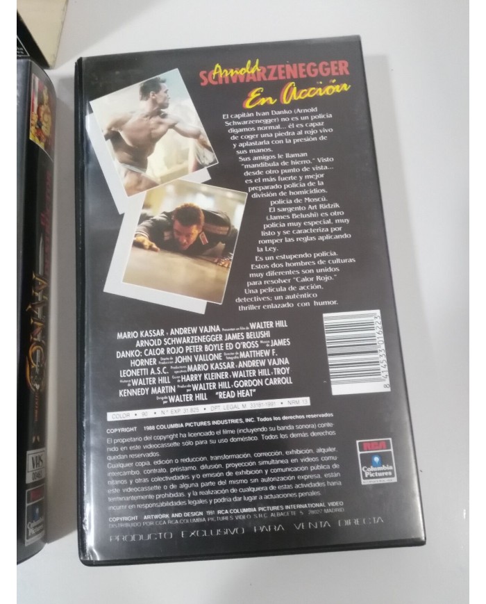 DESAFIO TOTAL + CONAN EL DESTRUCTOR + DANKO SCHWARZENEGGER CAJA 3 VHS CASTELLANO