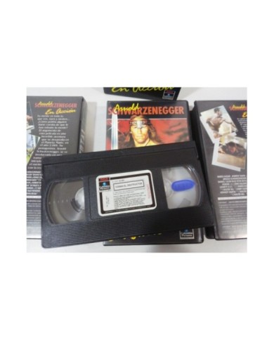 DESAFIO TOTAL + CONAN EL DESTRUCTOR + DANKO SCHWARZENEGGER CAJA 3 VHS CASTELLANO