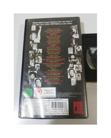 RED HOT CHILI PEPPERS WHAT HITS ! ? 60 MIN 1992 - CINTA TAPE VHS Am